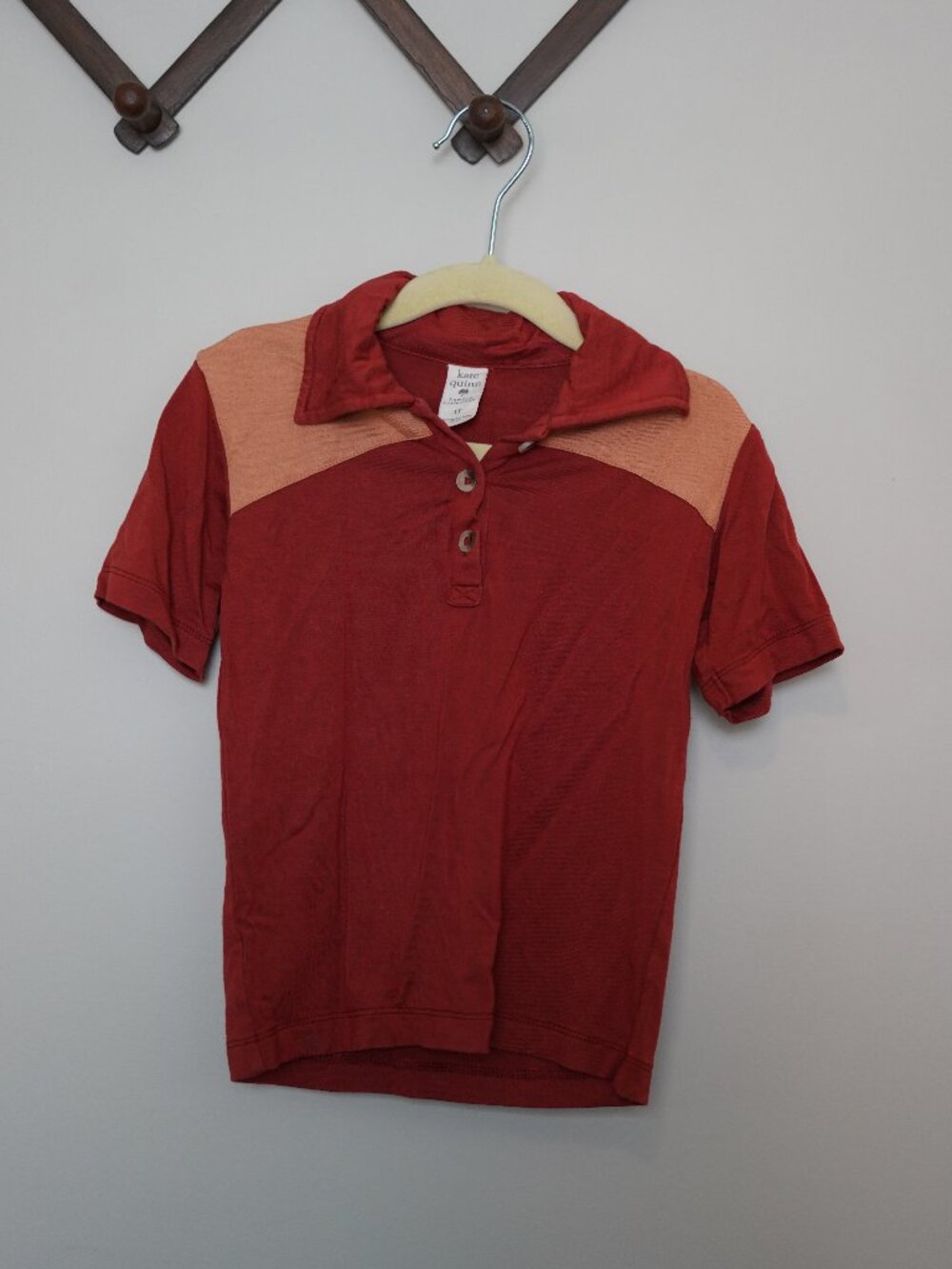 Kate Quinn Maroon Bamboo Polo - Size 3T